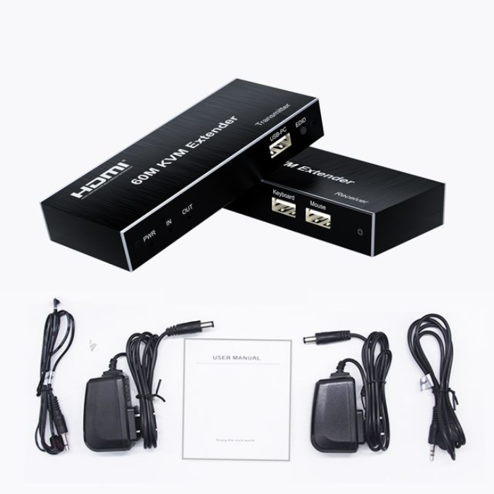 4K 60M KVM HDMI EXTENDOR